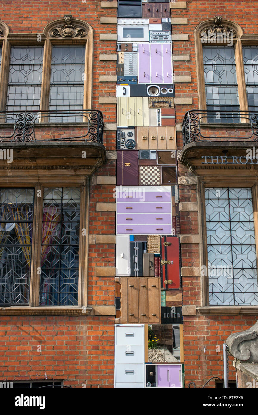 Installation, der Royal Society of Bildhauer, London Stockfoto