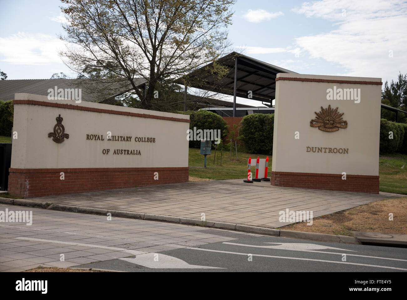 Das Royal Military College in Duntroon, ist die australische Armee Offizier Ausbildungsstätte in Canberra, Australien, Stockfoto