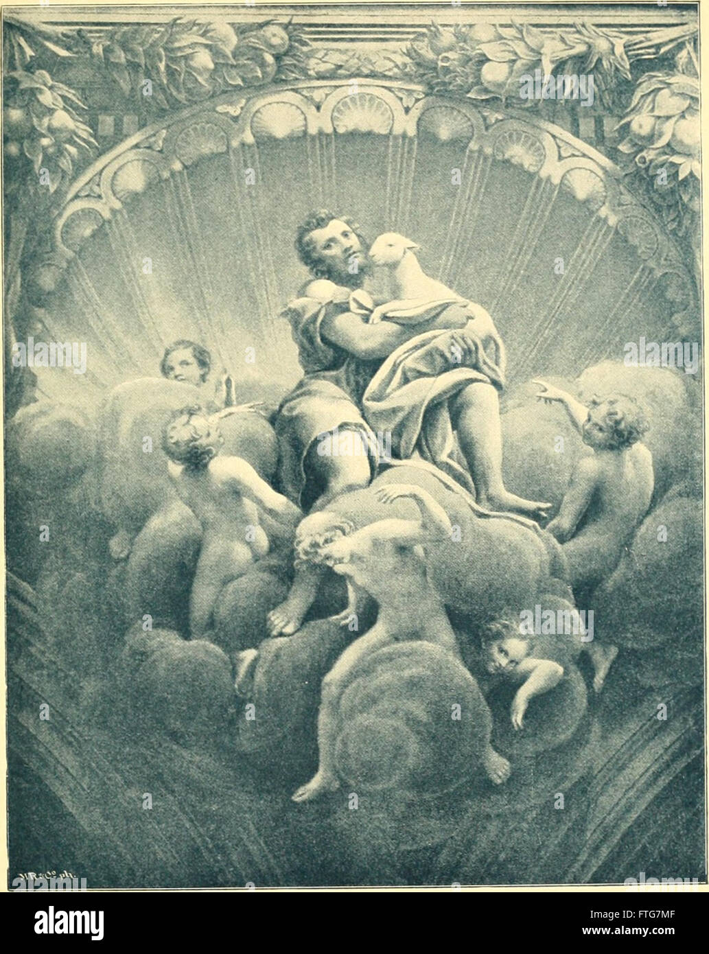 Eine Biografie des italienischen Renaissance-Künstlers Antonio Allegri da Correggio aus dem Jahr 1896, in der er sein Leben, sein Werk und seine Beziehungen im kulturellen Kontext seiner Zeit erforscht. Stockfoto