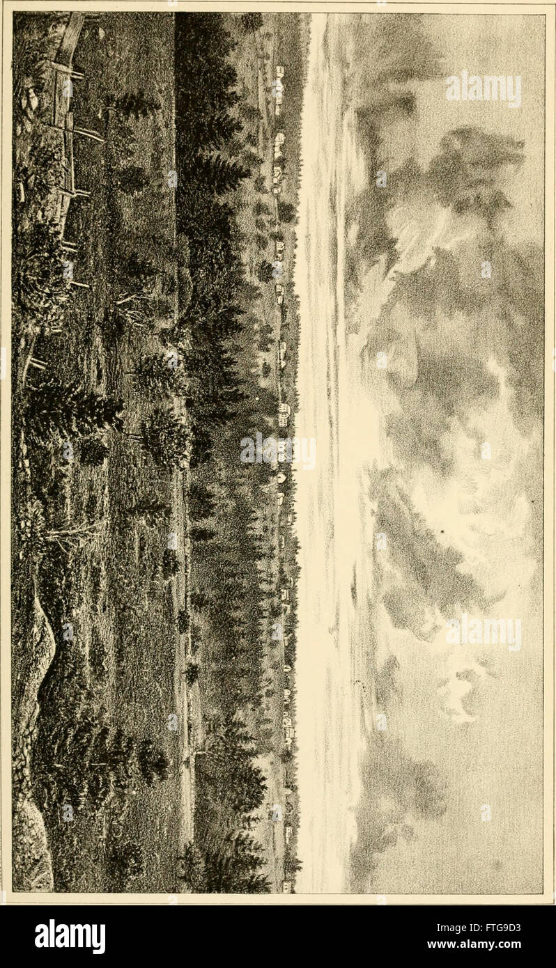 *History of Nottingham, Deerfield und Northwood* (N.H.) beschreibt die Geschichte dieser Städte im Rockingham County, New Hampshire, einschließlich ihrer Hundertjahrfeier und genealogischen Aufzeichnungen lokaler Familien. Stockfoto