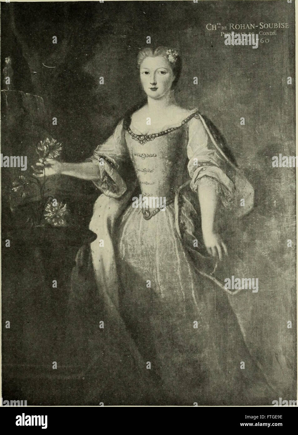 The Arts in the House of Condé, ein Werk aus dem Jahr 1903, das die künstlerische Schirmherrschaft, Sammlungen und kulturelle Beiträge des House of Condé in Frankreich untersucht. Stockfoto