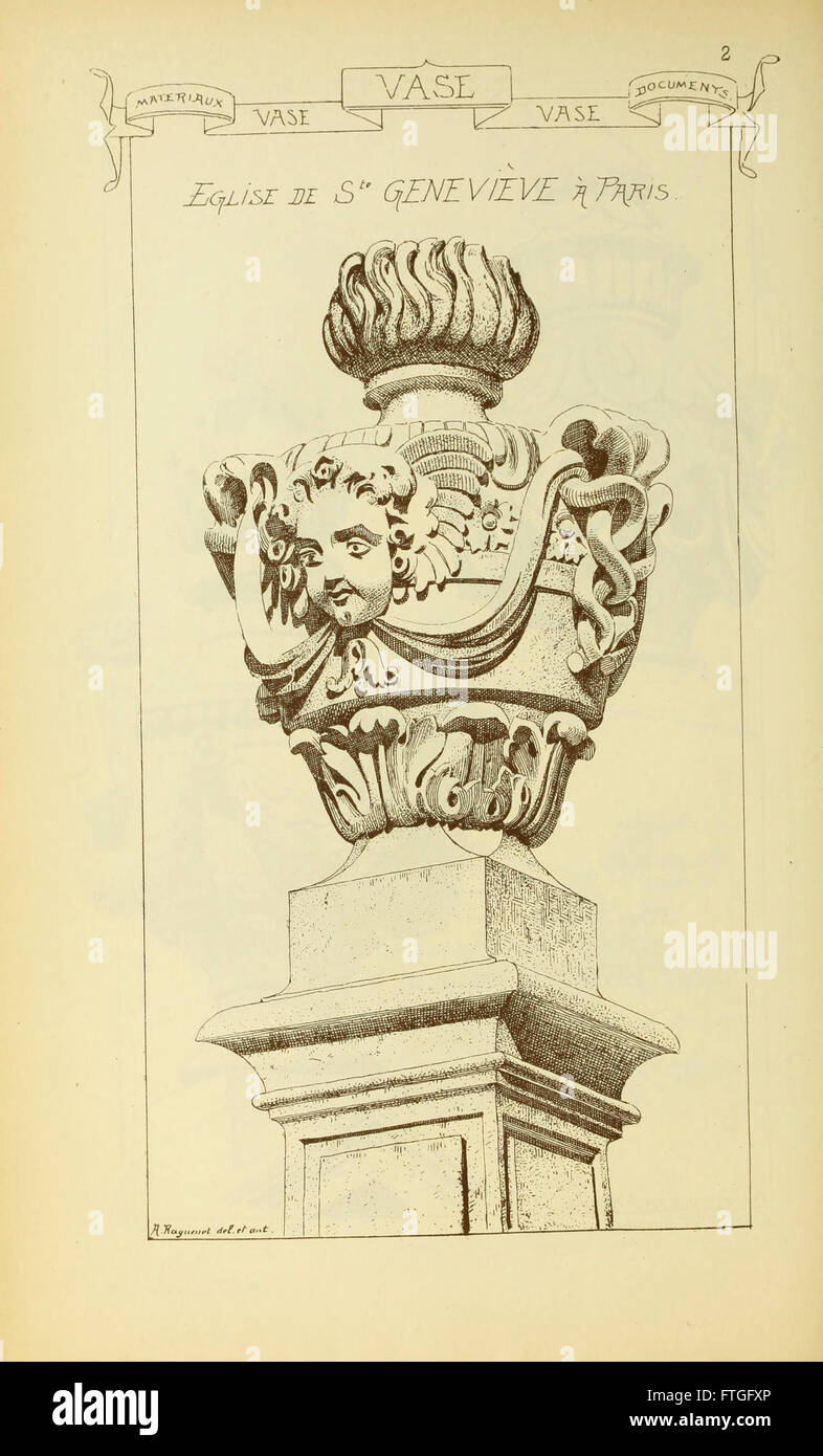 „Materialien und Dokumente für Architektur und Skulptur“ (1915) ist eine organisierte Sammlung von Ressourcen im Zusammenhang mit architektonischem Design und Skulptur, die wichtige Referenzen für Studenten und Fachleute in den Bereichen Architektur und Kunst bietet. Stockfoto