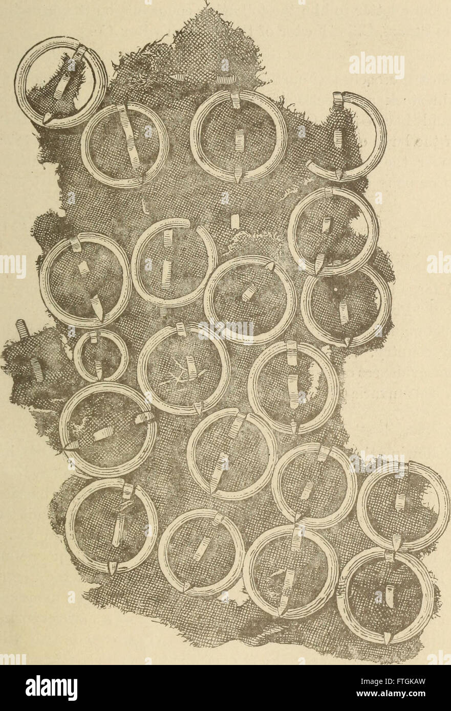 Noten von Seiten des Huron Dörfer in der Gemeinde von Tiny, Simcoe County und angrenzenden Bauteilen. Im Hinblick auf die Identifizierung dieser Dörfer besucht und beschrieben von Champlain vorbereitet und die Stockfoto