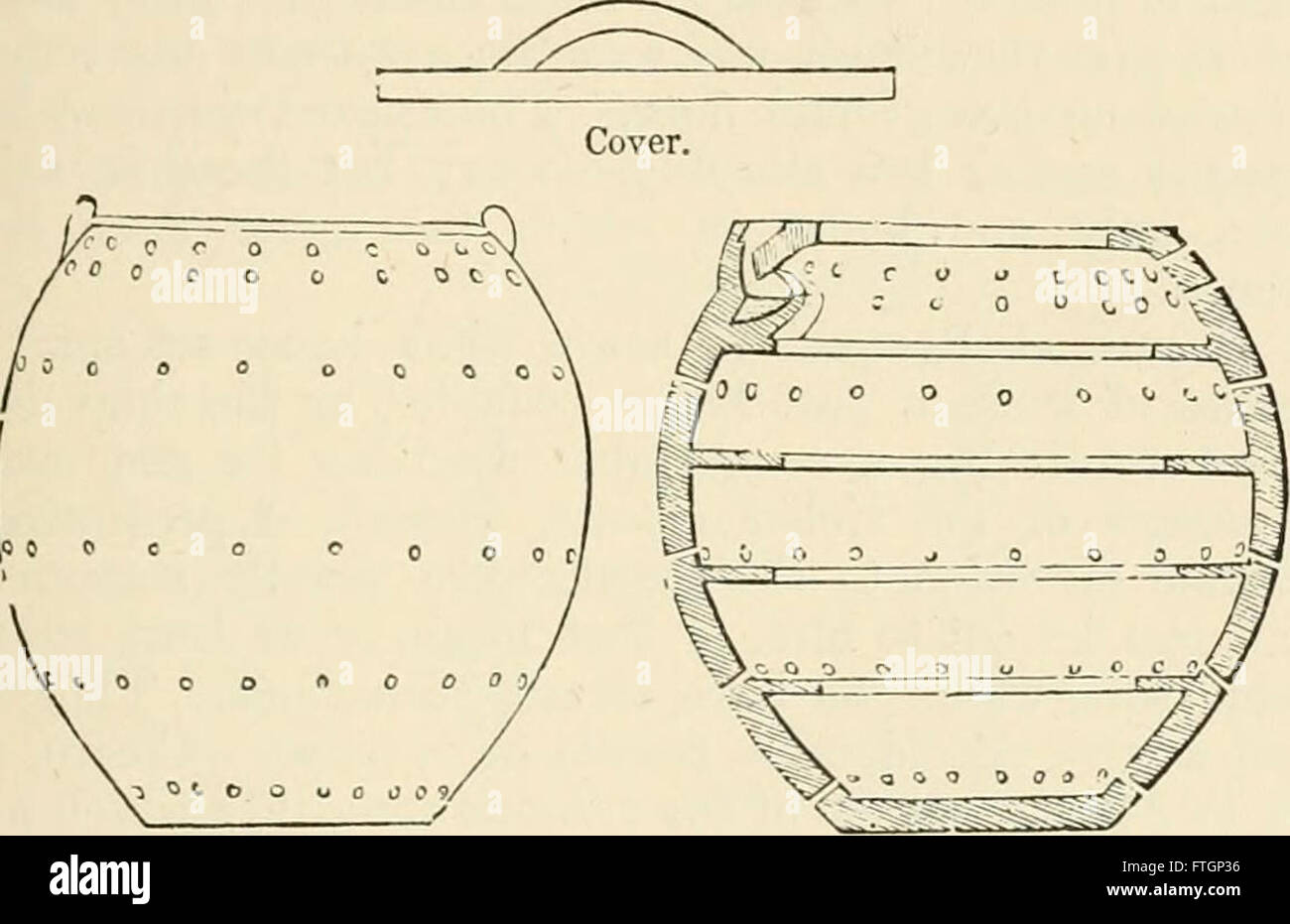 Pompeji, seine Geschichte, Gebäude und Antiquitäten - Rechenschaft über die Zerstörung der Stadt mit einer vollständigen Beschreibung der Überreste, und von der jüngsten Ausgrabungen, und auch eine Route für die Besucher Stockfoto