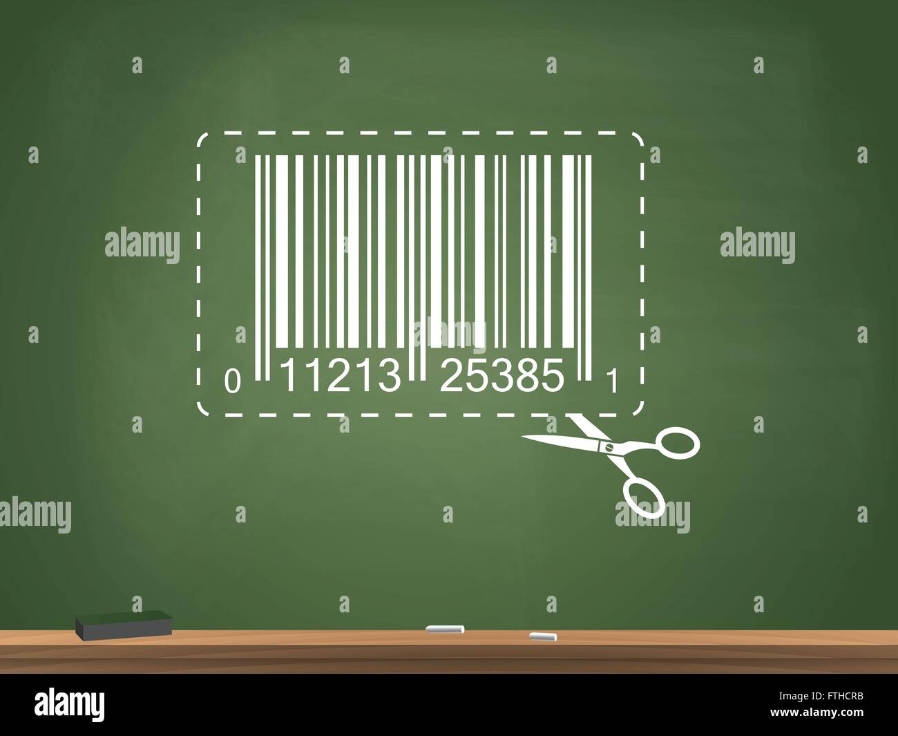 Barcode-Tafel Illustration Stock Vektor