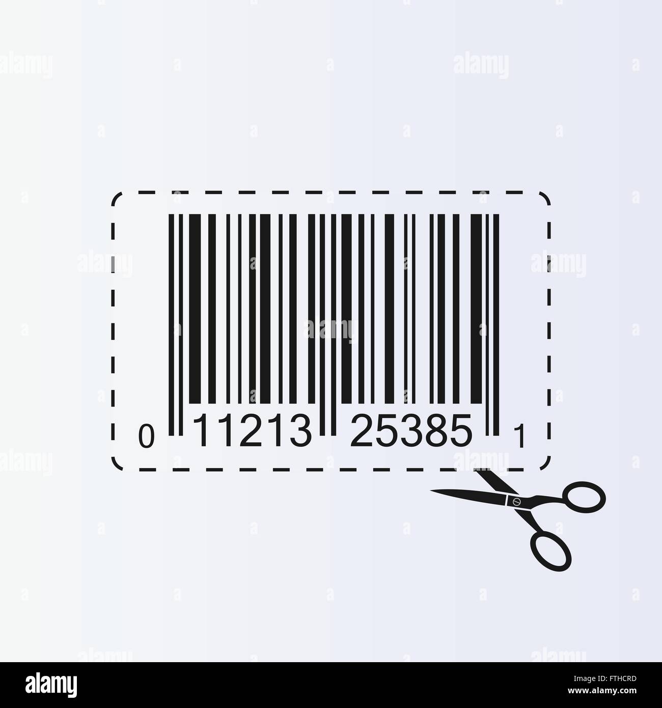 Barcode-Vektor-illustration Stock Vektor