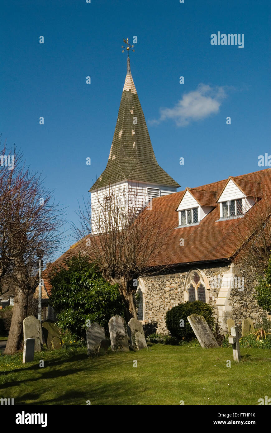 Horndon auf der Hill-Essex.  Pfarrkirche St. Peter und St. Paul. HOMER SYKES Stockfoto