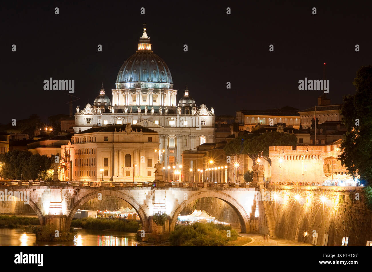 Italien, Latium, Rom, Vatikan, St. Peter Basilika, Kuppel Stockfoto