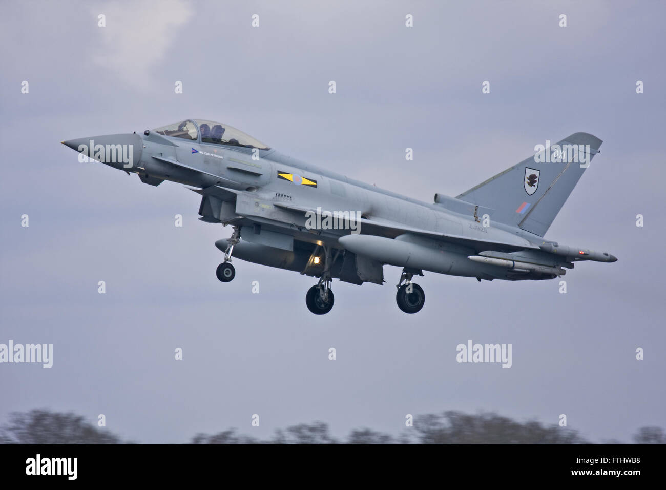 Eurofighter Typhoon, No.XI(F) Squadron RAF Stockfoto