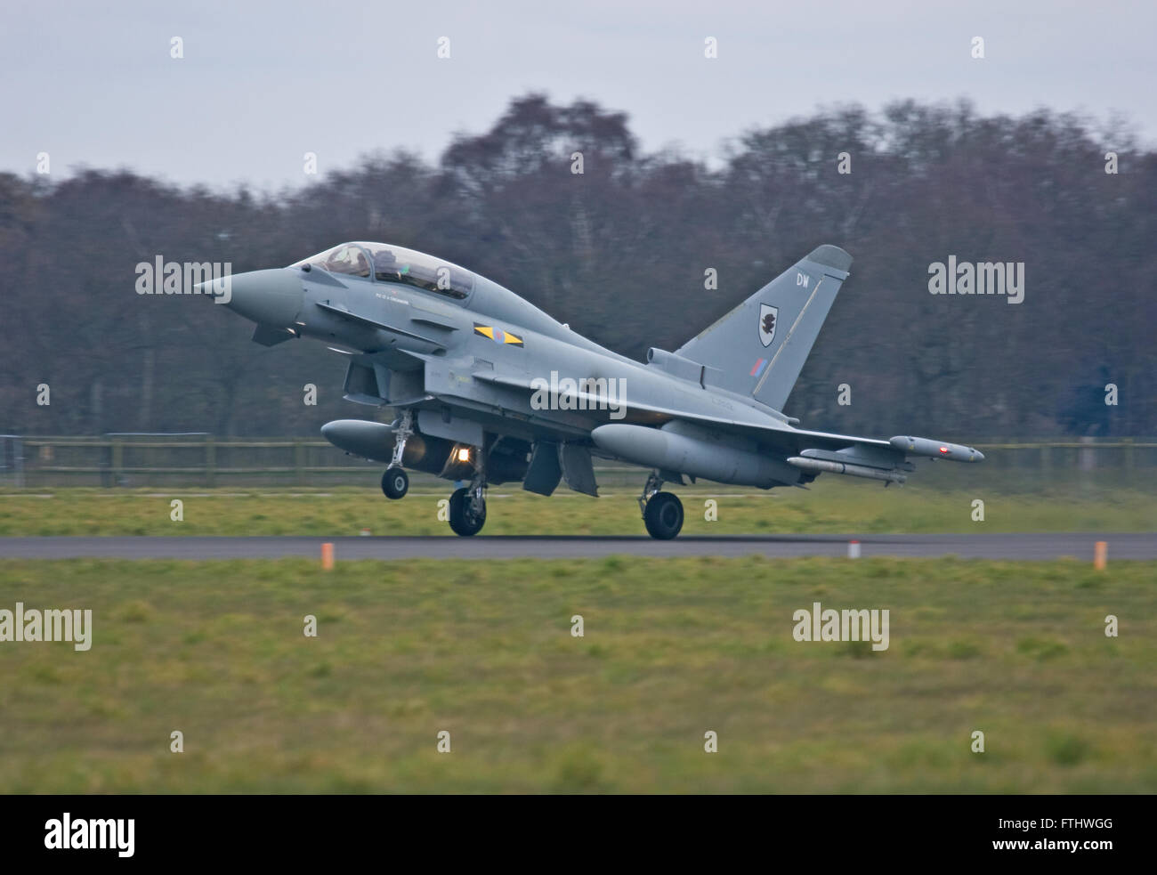 Eurofighter Typhoon No.XI(F) Squadron RAF Stockfoto
