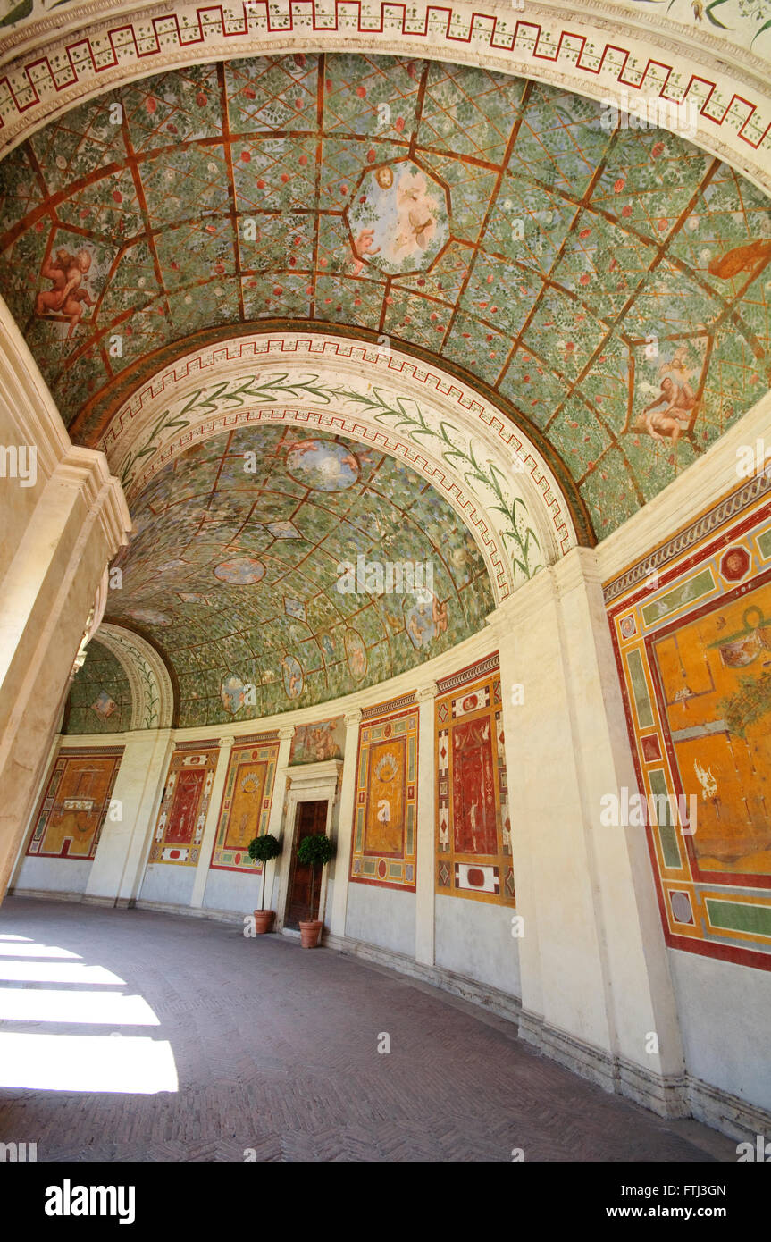 Italien, Latium, Rom, Villa Giulia, das etruskische Museum unter freiem Himmel Stockfoto