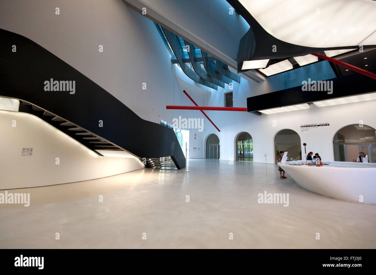 Italien, Latium, Rom, Maxxi Museum, entworfen von Zaha Hadid Stockfoto