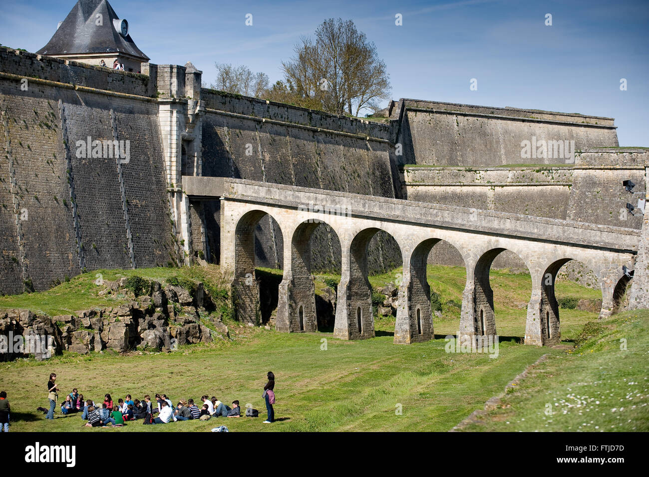 Blaye Zitadelle, Frankreich, Europa, Reisen, Gironde, Vauban Stockfoto