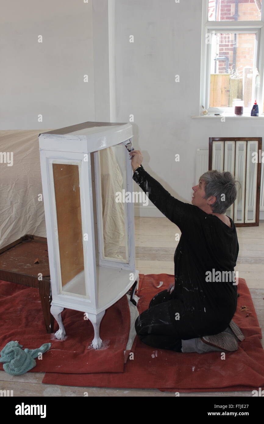 Erschütternde Möbel Stockfoto