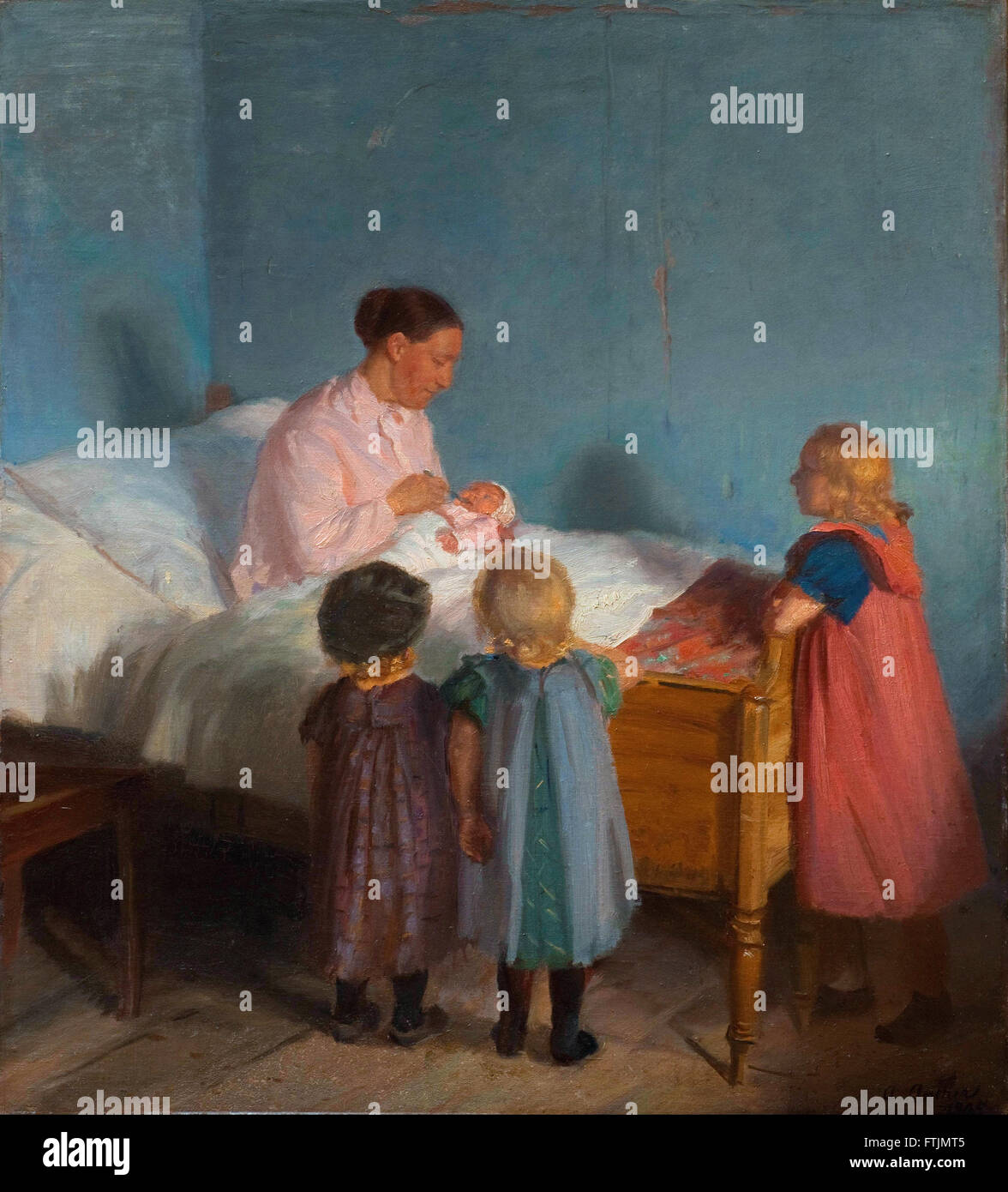 Anna Ancher - kleiner Bruder - der Hirschsprung-Sammlung Stockfoto