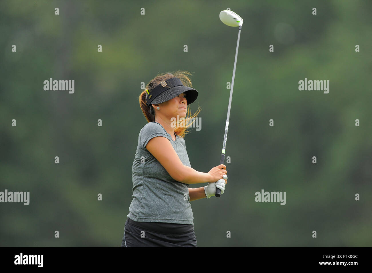 Richmond, Virginia, USA. 18. August 2012. Hannah Jun während der Symetra Tour Eagle Classic im Richmond Country Club am 18. August 2012 in Richmond, Va.ZUMA Presse/Scott A. Miller © Scott A. Miller/ZUMA Draht/Alamy Live-Nachrichten Stockfoto