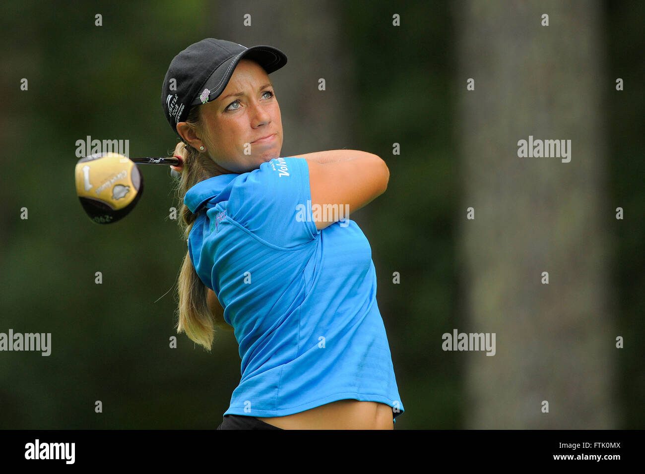 Richmond, Virginia, USA. 18. August 2012. Brittany Johnston während der Symetra Tour Eagle Classic im Richmond Country Club am 18. August 2012 in Richmond, Va.ZUMA Presse/Scott A. Miller. © Scott A. Miller/ZUMA Draht/Alamy Live-Nachrichten Stockfoto