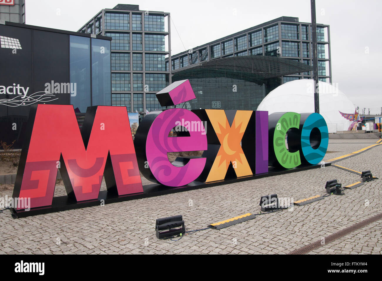 Mexiko Tourismus-Marketing. Berlin, Deutschland. Stockfoto