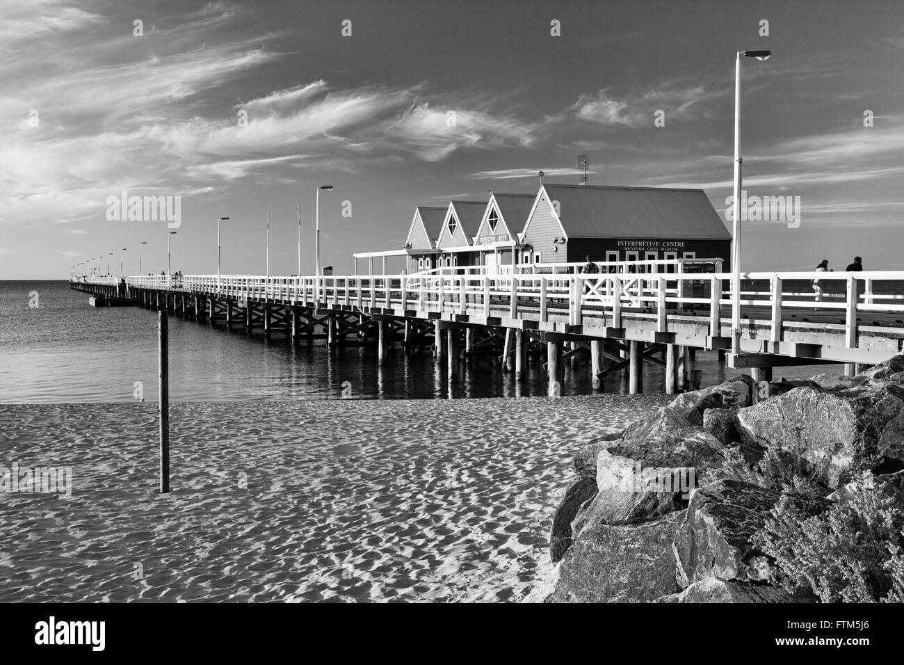 BUSSELTON JETTY Stockfoto