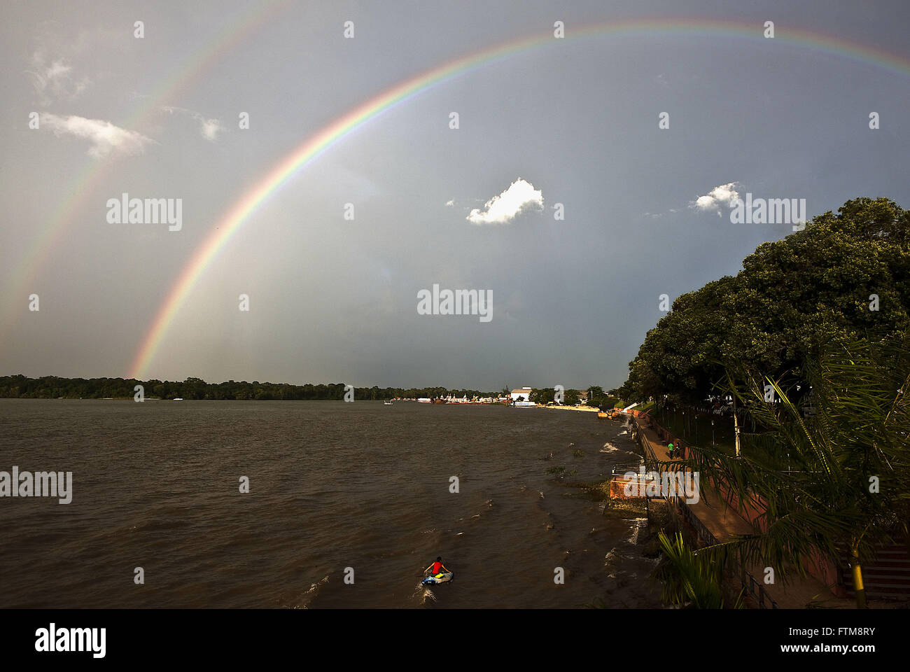 Bogen in der Bucht von Guajara in Icoaraci Stockfoto