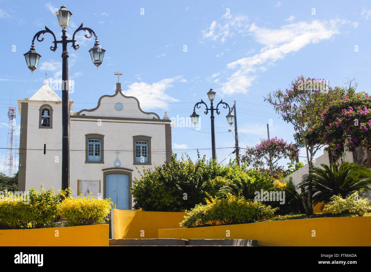 Sao Miguel Arcanjo Kirche in Praca Sao Miguel Stockfoto