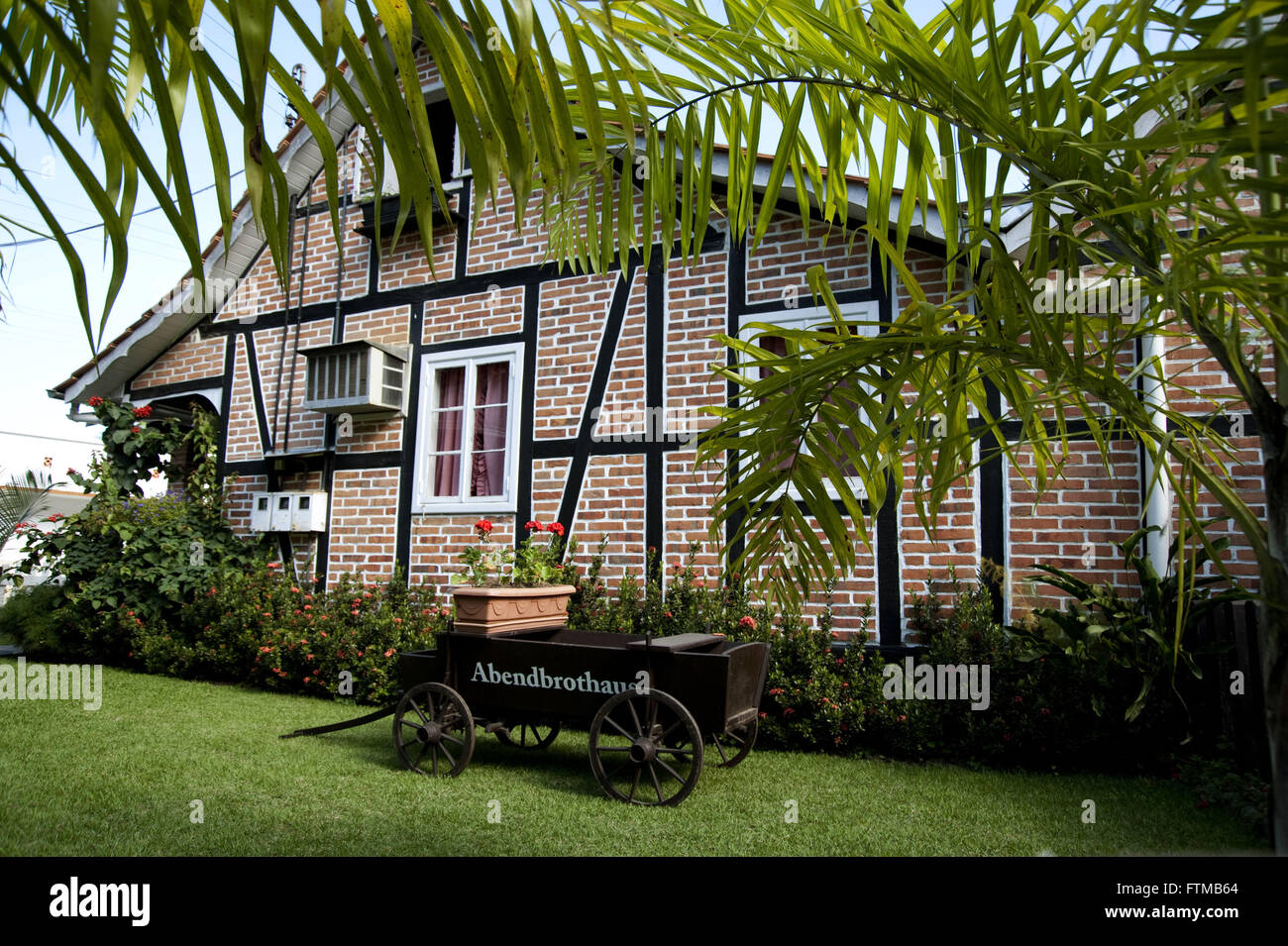 Itoupava Restaurant im Stadtteil Blumenau - Santa Catarina Stockfoto