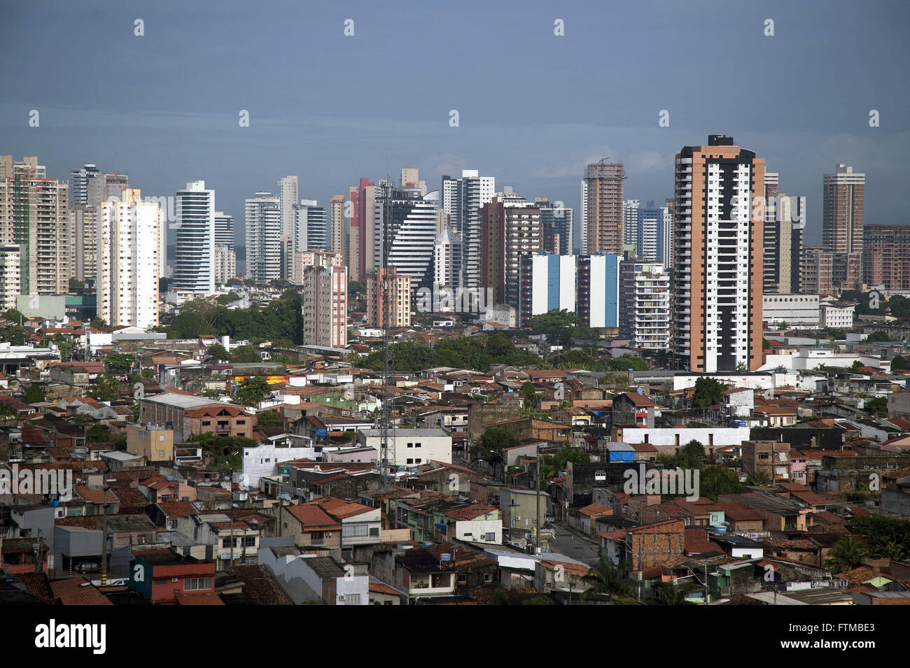 Blick auf die Stadt Belem Stockfoto