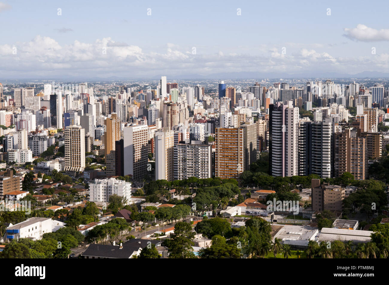 Blick auf die Stadt vom Turm Panoramica Stockfoto