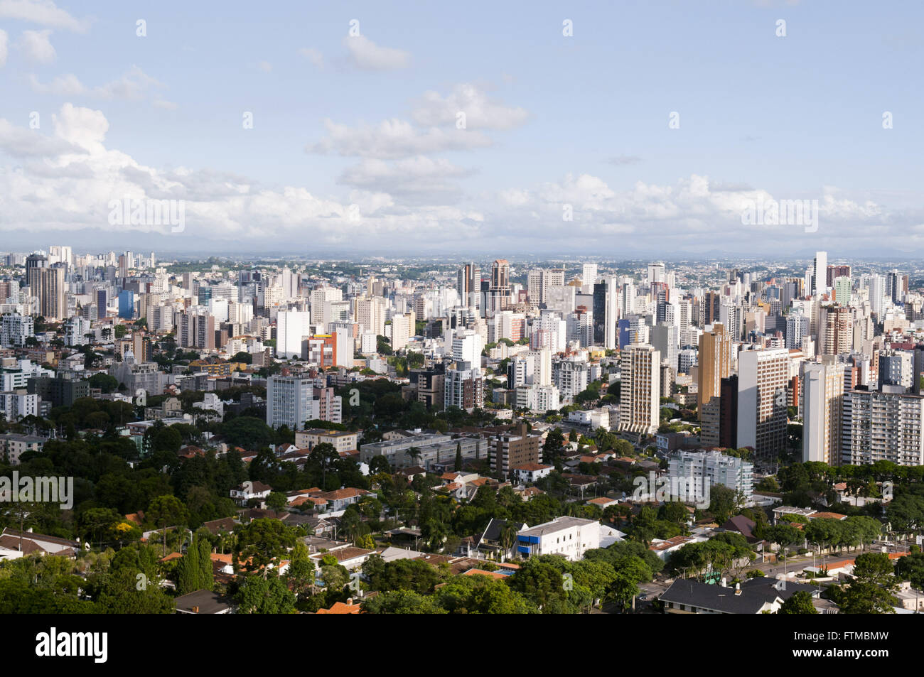 Blick auf die Stadt vom Turm Panoramica Stockfoto