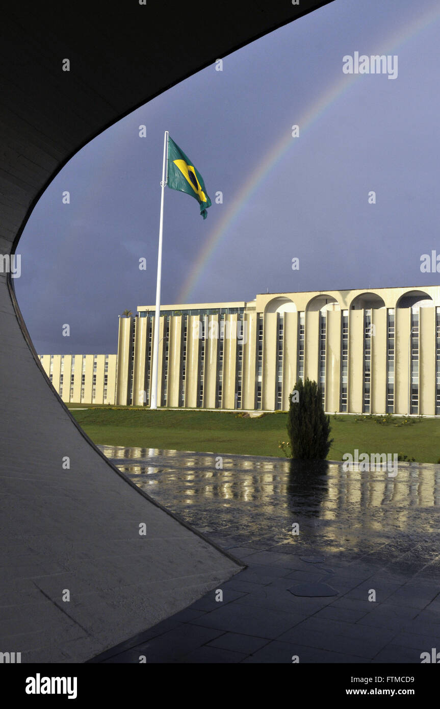 Sitz der brasilianischen Armee - Praca Duque De Caxias - Urban Militärbereich Stockfoto
