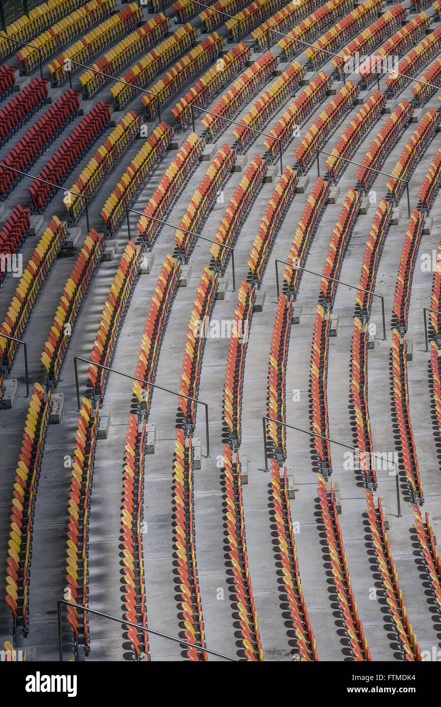 Stühle-Arena Estadio da Amazonia Vivaldo Lima Stockfoto