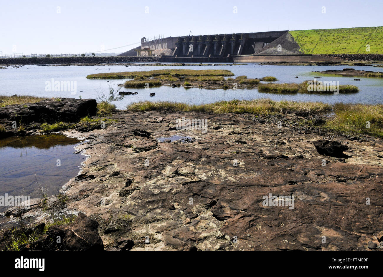 Wasserkraftwerk auch bekannt als rote Wasser Wasserkraft Ermirio Jose de Moraes Stockfoto