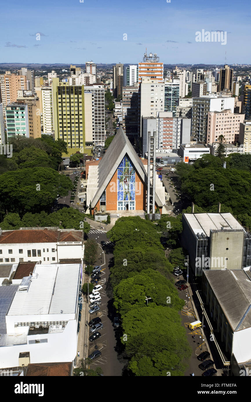 Kathedrale von Londrina - Bau 1970 - Mittel- und Grove Stockfoto
