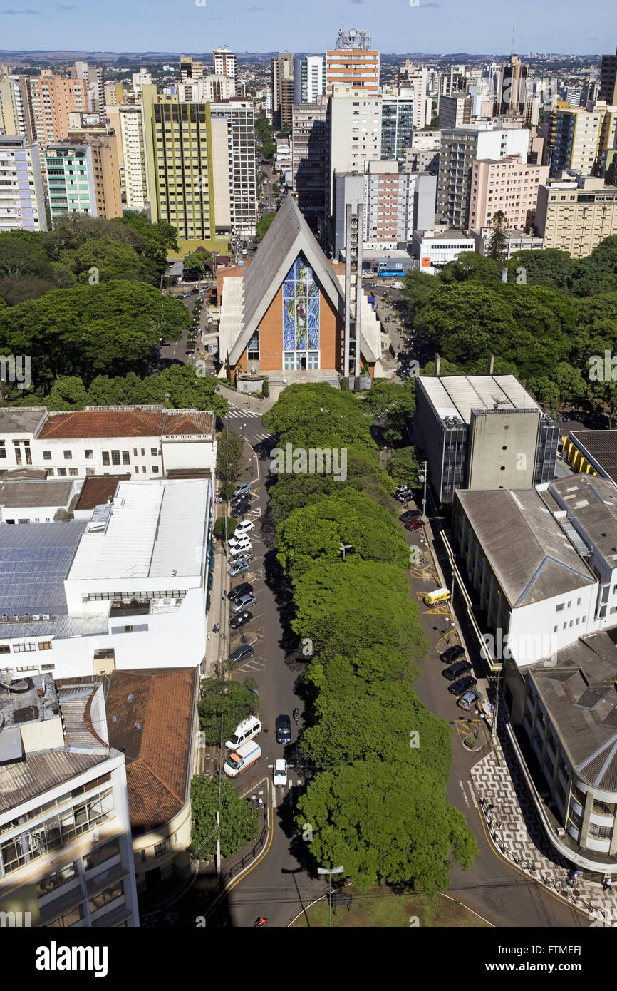 Kathedrale von Londrina - Bau 1970 - Mittel- und Grove Stockfoto