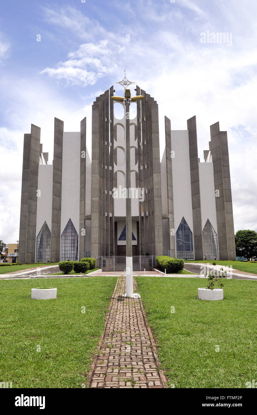 Göttliche Kathedrale Espirito Santo - Denkmal, Symbol der Stadt Stockfoto