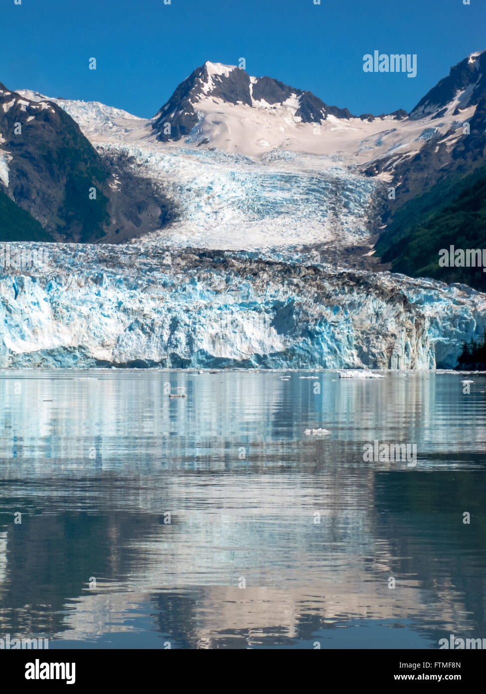 Columbia Gletscher Alaska Stockfoto