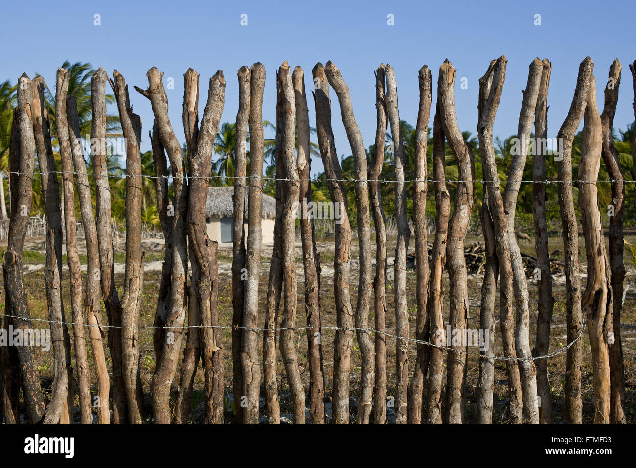 Haus mit über in der Regel die nordöstliche region Stockfoto