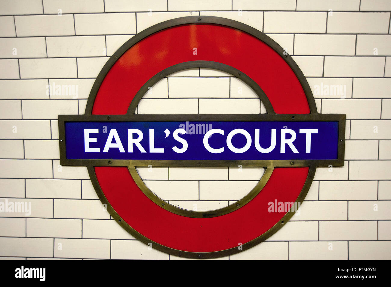 Saison von Earls Court im Bezirk mit dem gleichen Namen Stockfoto