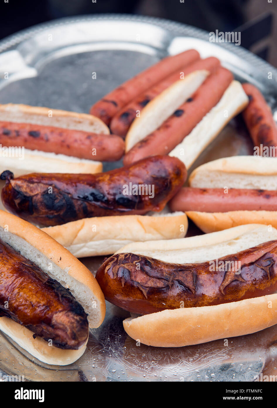 Hot dogs Stockfoto