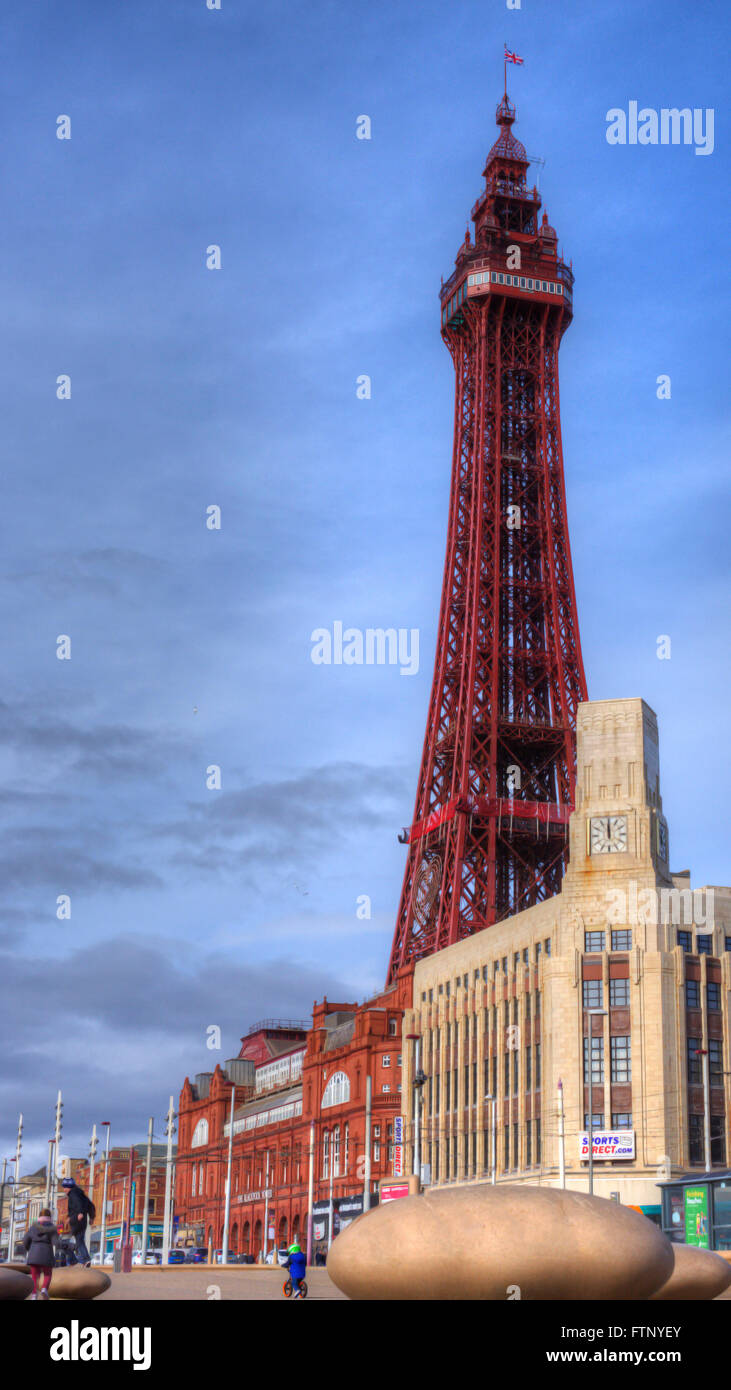 Blackpool Tower Stockfoto