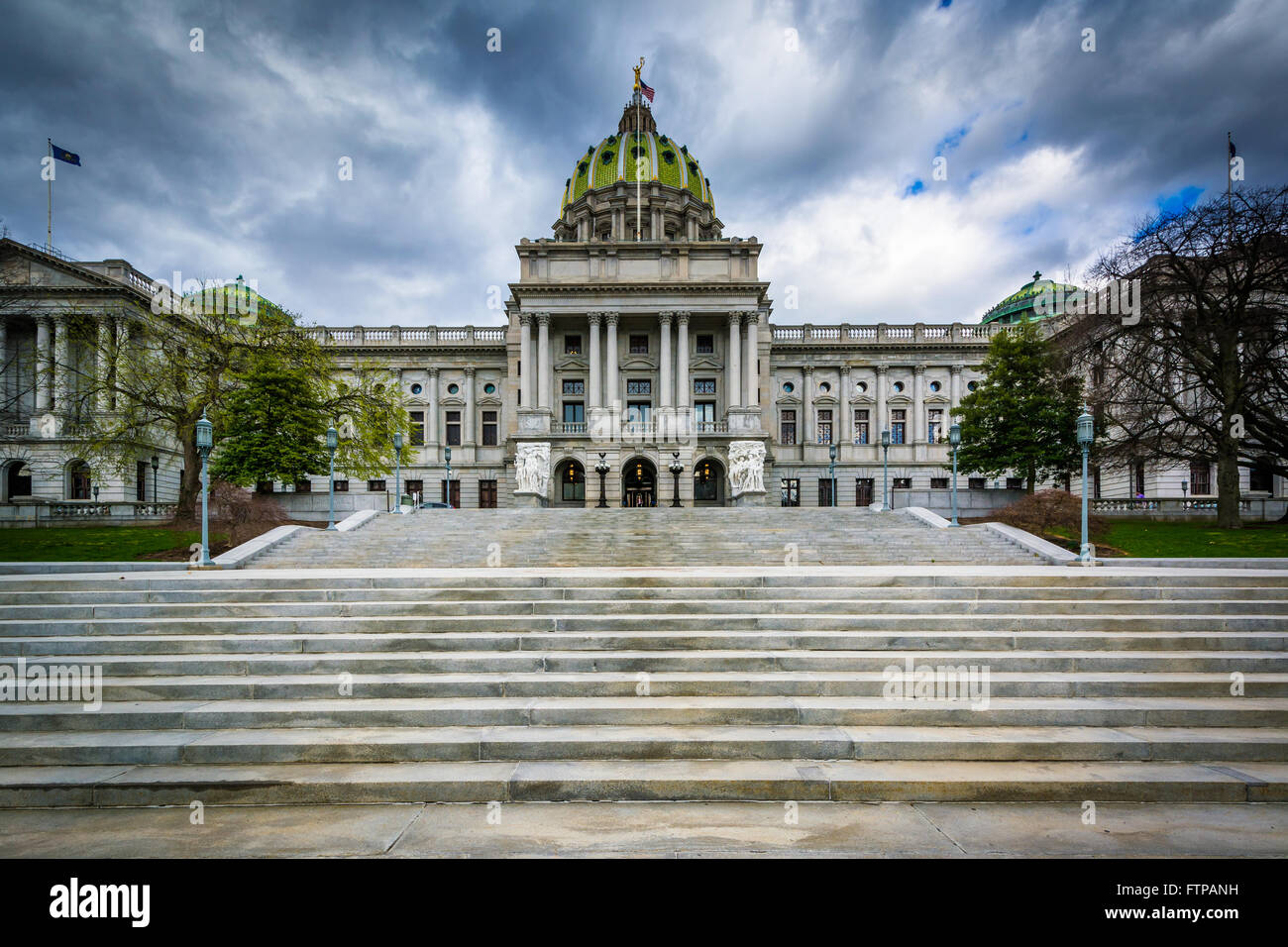 Die Pennsylvania State Capitol Building, in der Innenstadt von Harrisburg, Pennsylvania. Stockfoto