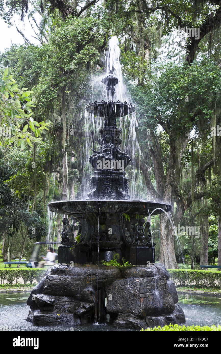 Zentralen Brunnen oder Brunnen der Musen - englischen Ursprungs hergestellt aus Gusseisen Stockfoto