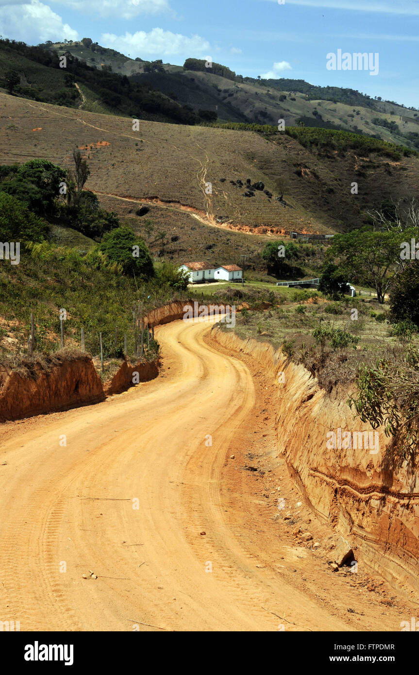Feldweg von Pilgern genutzt und nach unten in São Pedro da Barra Nachbarschaft wohnen Stockfoto