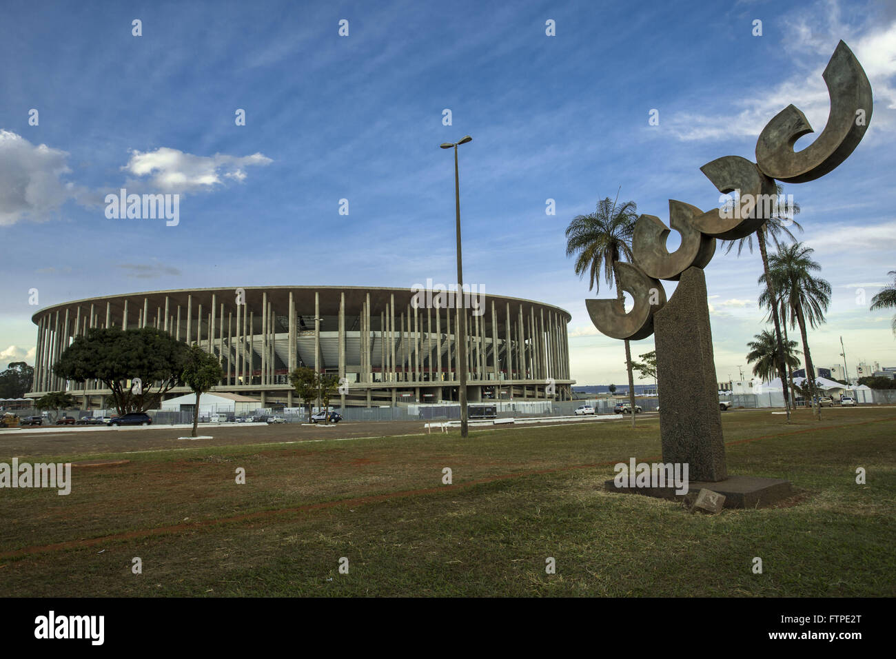 Brasilia National Stadion Estadio Mane Garrincha bekannt als Stockfoto