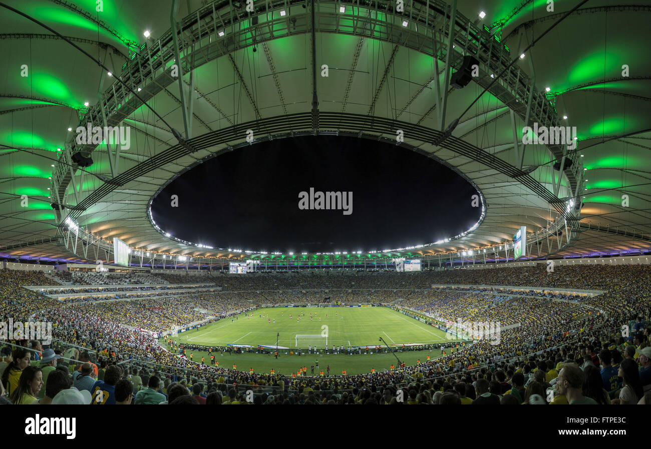 Wiedereröffnung der Estadio Do Maracana mit Freundschaftsspiel zwischen den Nationalmannschaften von Brasilien und England Stockfoto