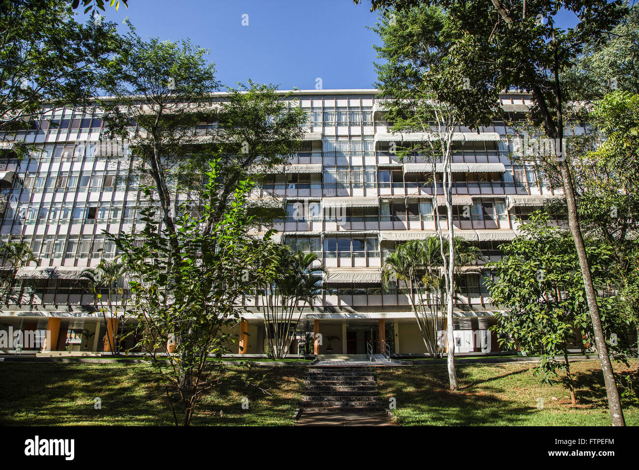 Gebäude in Wohn Superblock - Nordflügel Stockfoto