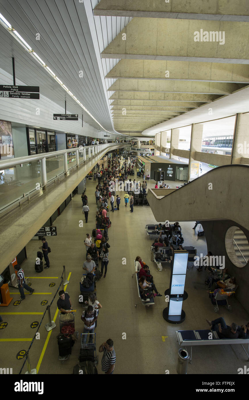 Confins International Airport - besser bekannt als Grenzen Flughafen Tancredo Neves Stockfoto