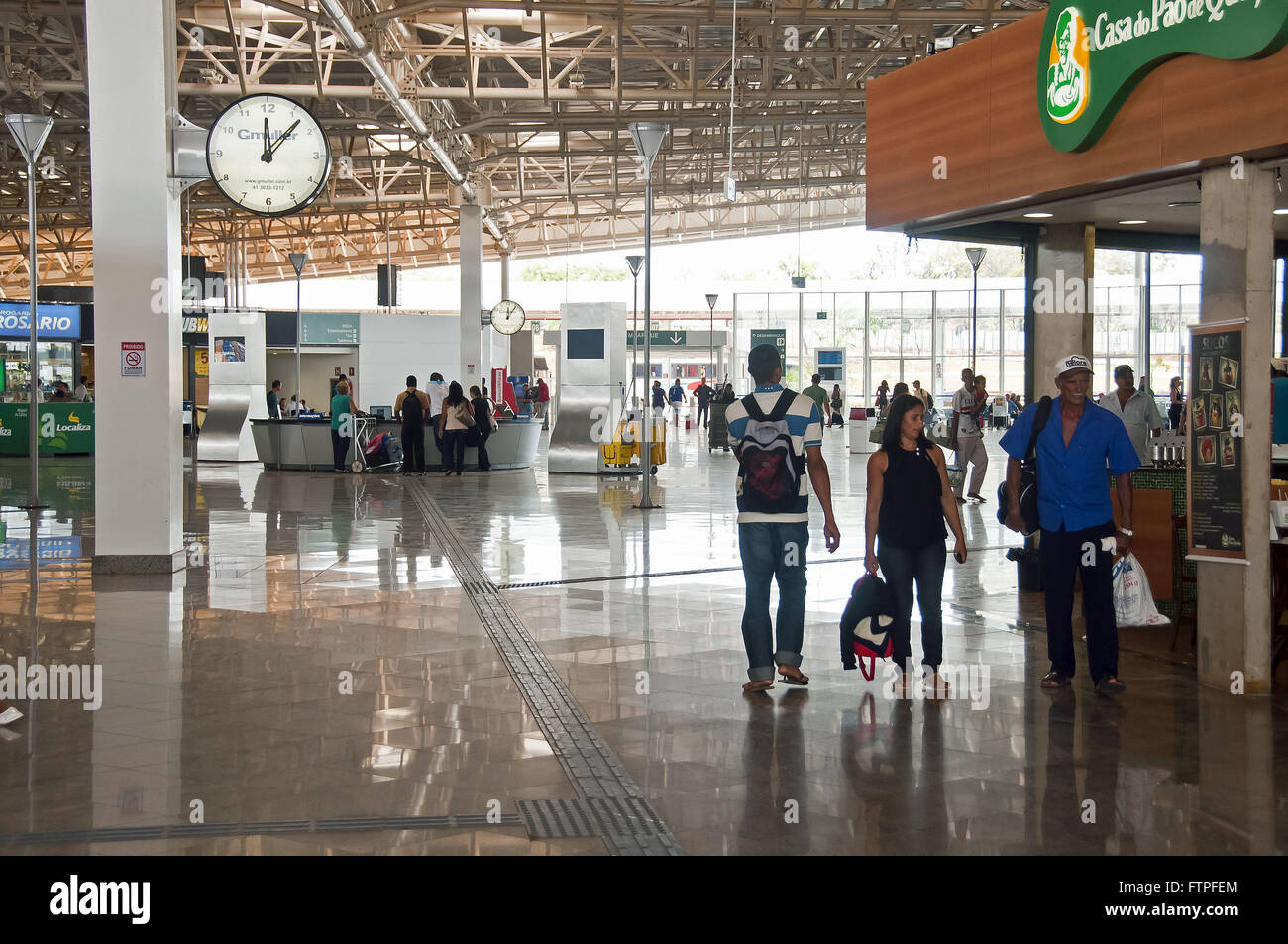 Lobby-Interstate-Station von Brasilia Stockfoto