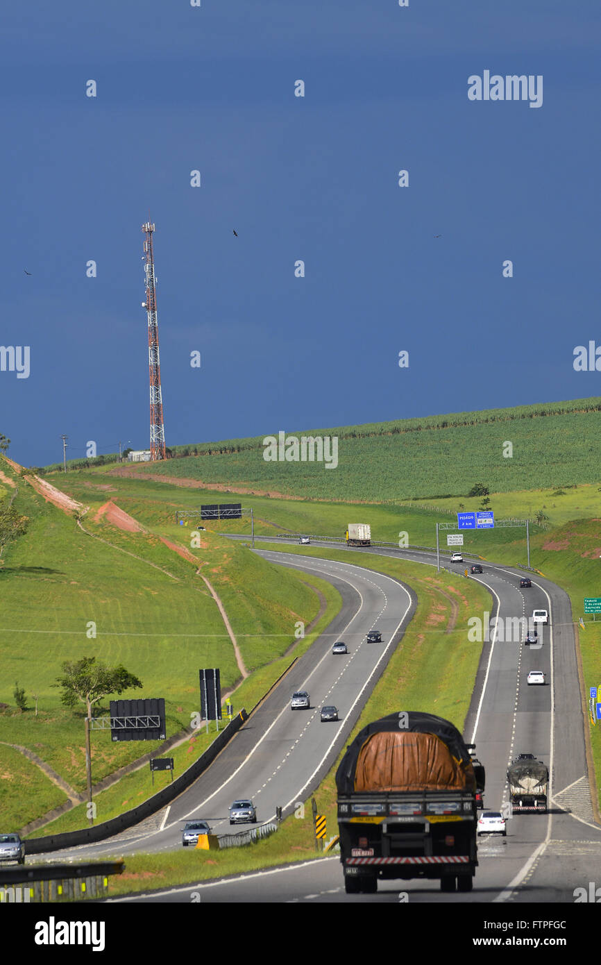 SP-070 Carvalho Pinto Highway Stockfoto