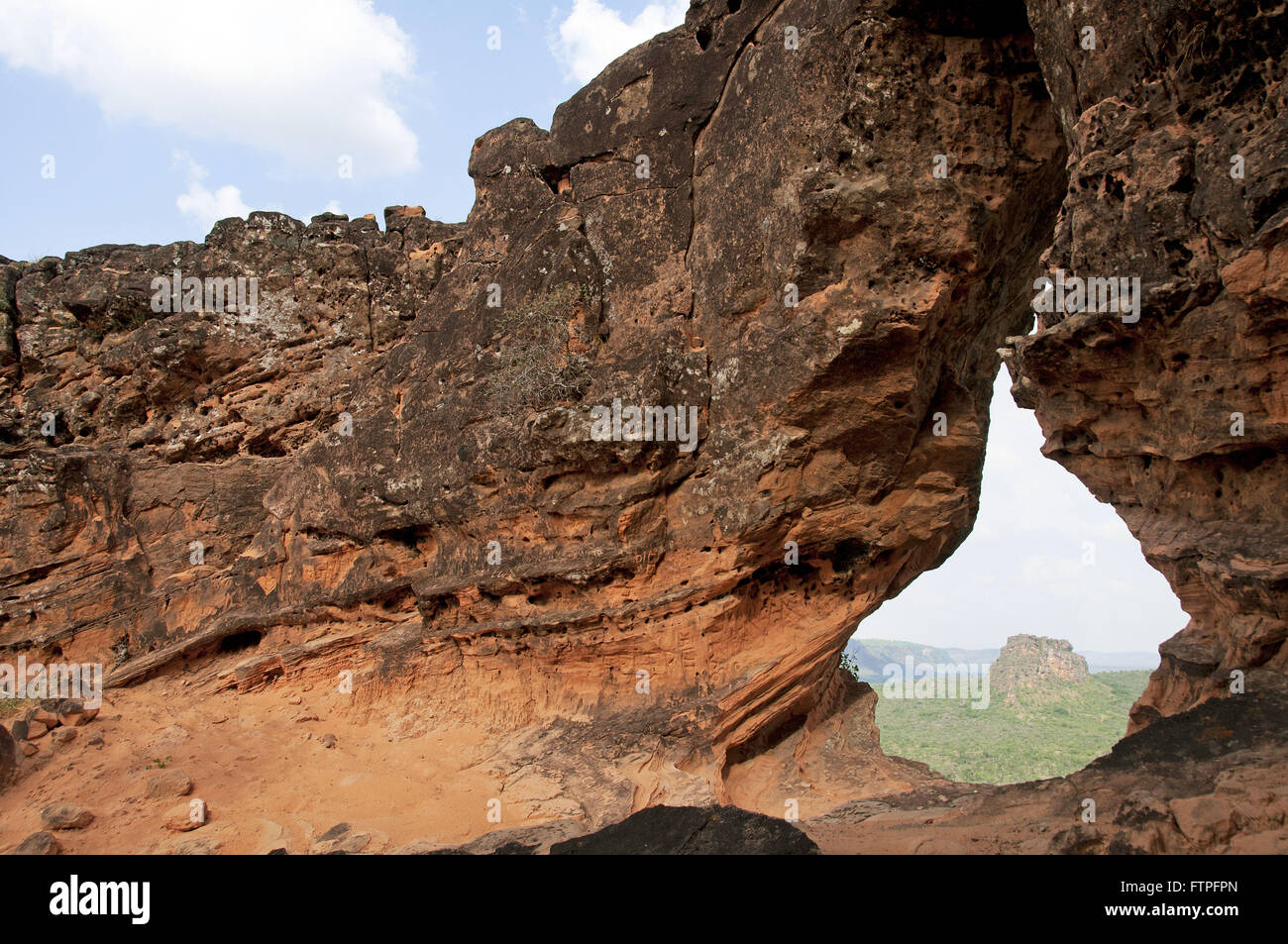Portal der Nationalpark Chapada Das Mesas Stockfoto